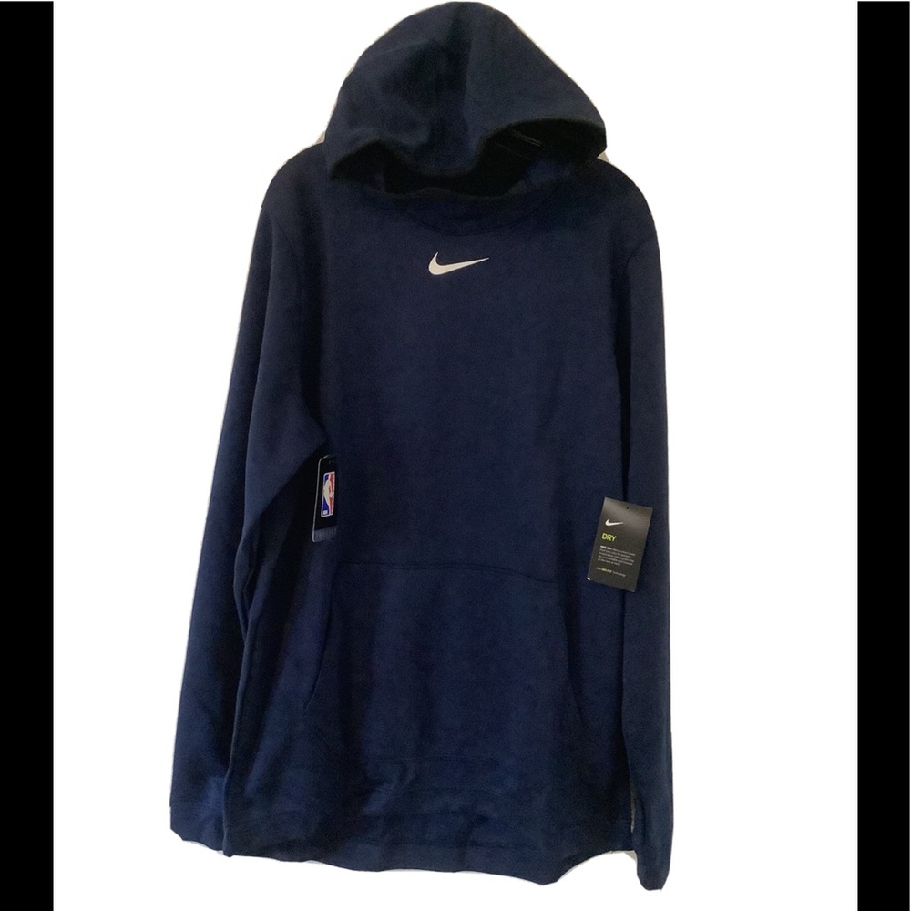 Nike mens sweatshirt NBA Authentic Sz L-Tall Dri-Fit hoodie activewear training